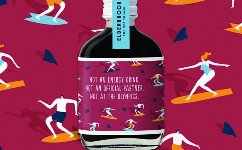 青春活力的插畫飲料包裝設(shè)計，不過最扎心的還是飲料的文案