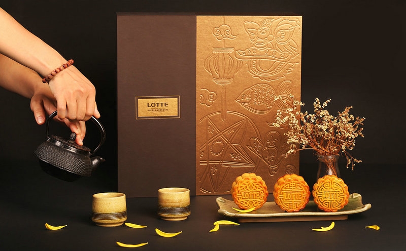 樂天禮品包裝設計,中秋節(jié)月餅禮盒包裝設計