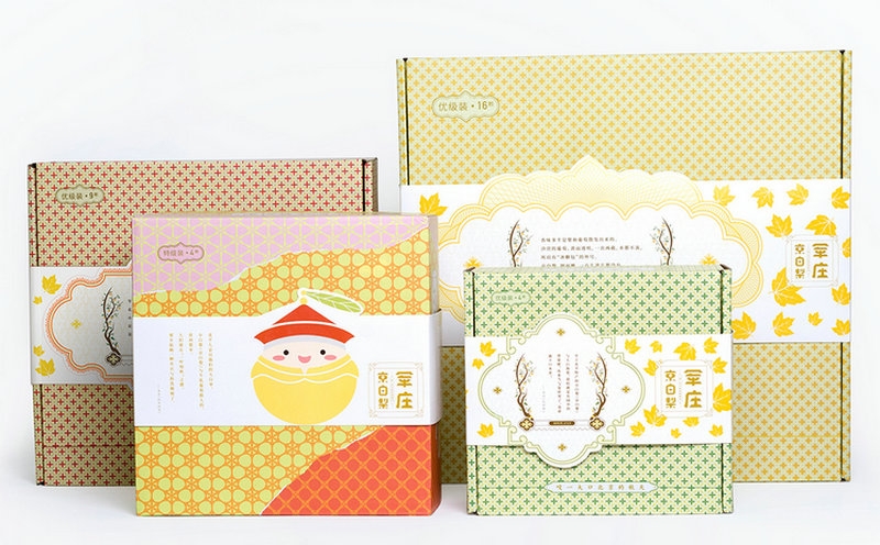 食品包裝設計,品牌全案設計,農產品白梨包裝設計