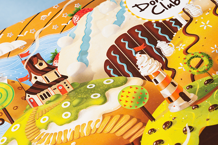 甜甜圈包裝設計