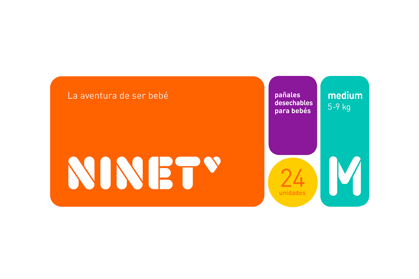 大冒險(xiǎn)式嬰兒用品品牌包裝設(shè)計(jì)，不一樣的紙尿褲設(shè)計(jì)