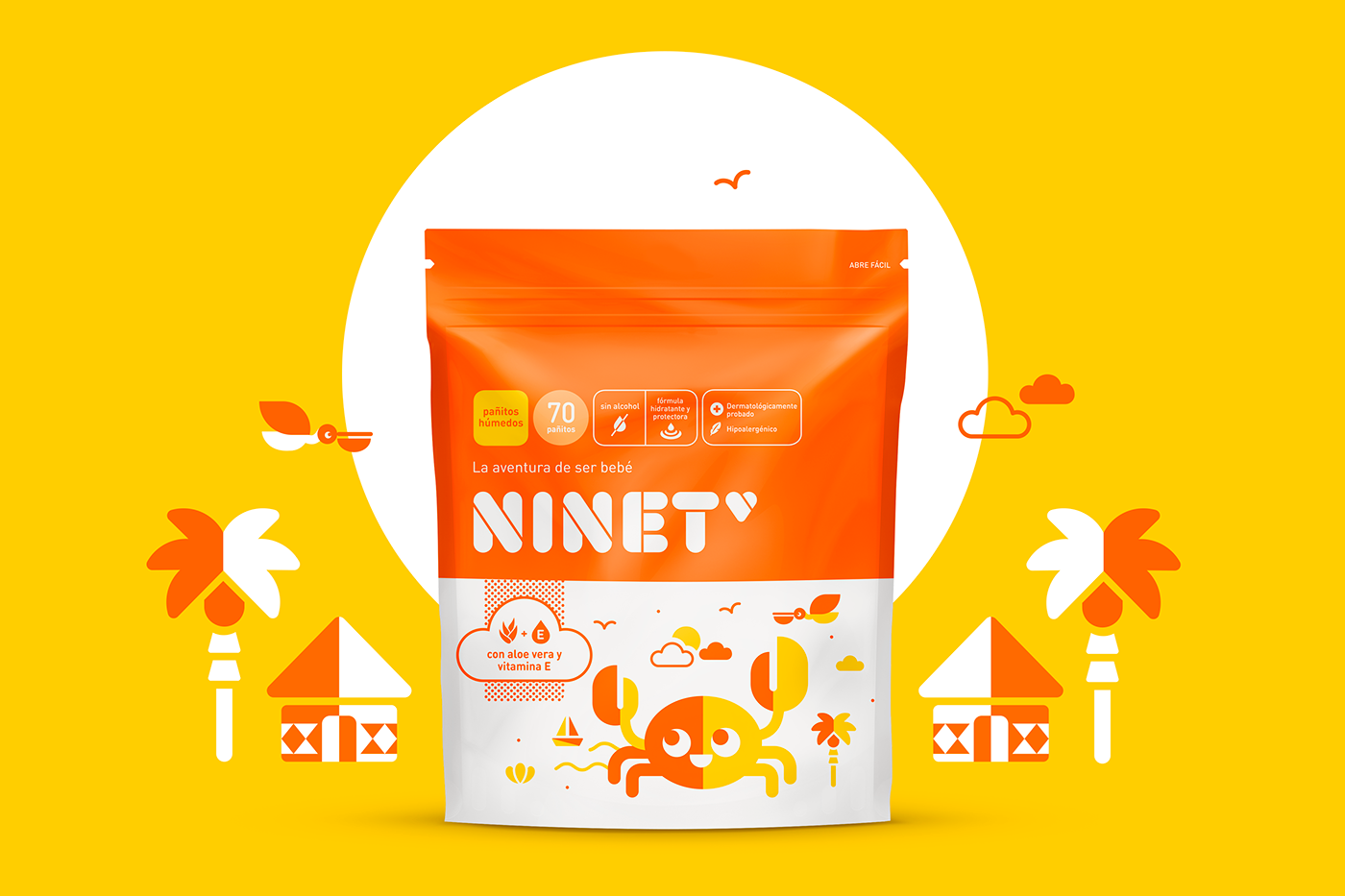 大冒險(xiǎn)式嬰兒用品品牌包裝設(shè)計(jì)，不一樣的紙尿褲設(shè)計(jì)