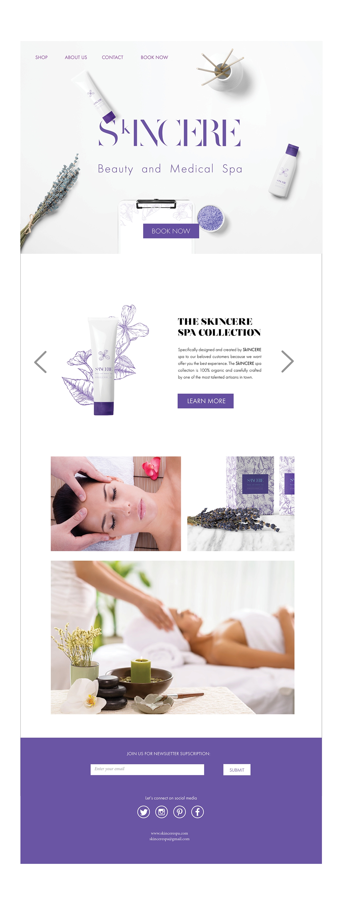 豪華水療中心護膚用品產(chǎn)品品牌包裝設(shè)計