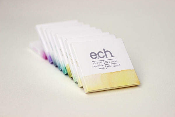 彩色之光， 生態(tài)手工巧克力食品包裝設(shè)計工程。