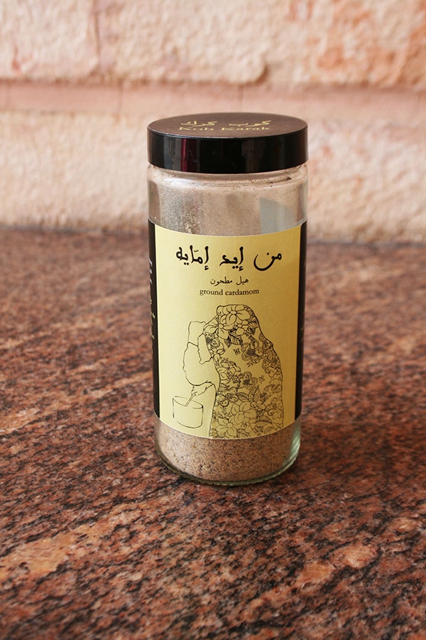 茶，煉乳和豆蔻產品包裝設計