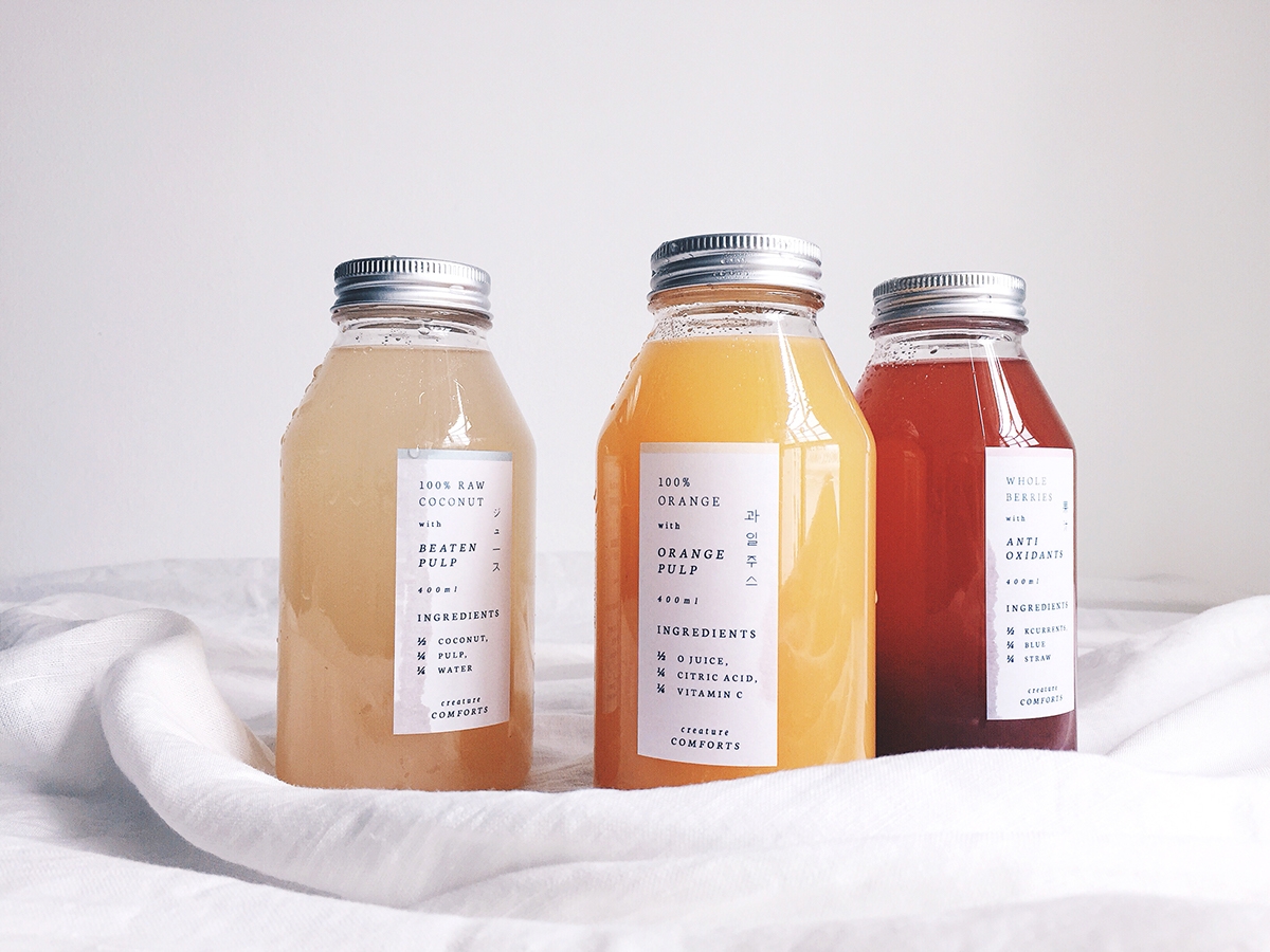 概念化早餐，面包與餅干食品飲料包裝設計