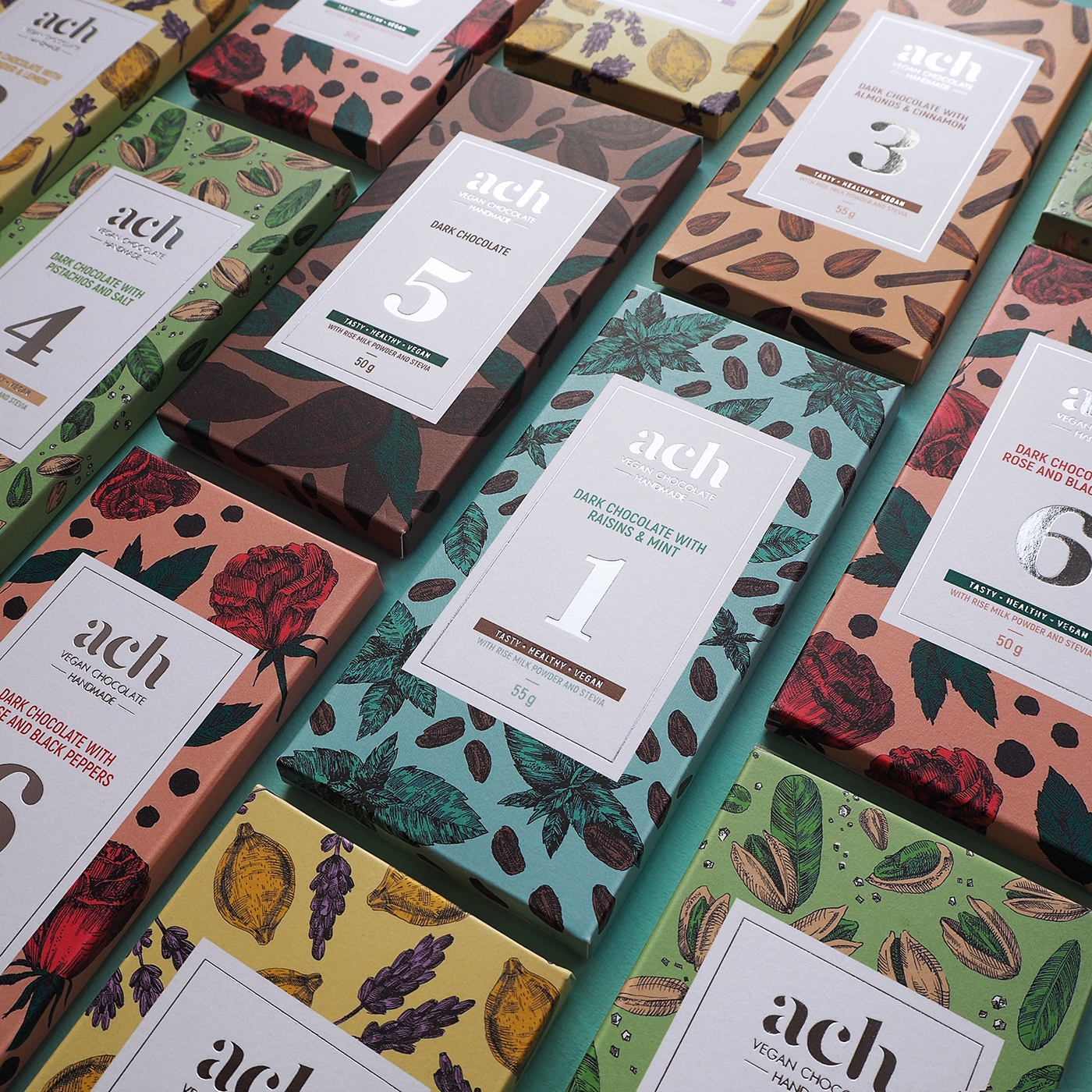 你喜歡哪個數字呢-巧克力包裝設計