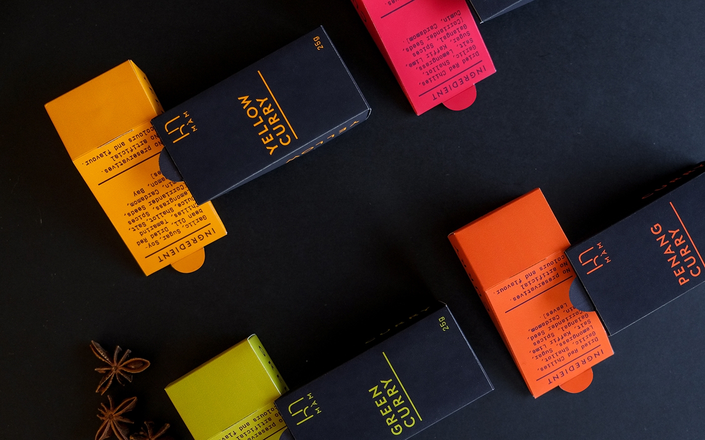 獨特的咖喱包裝設計