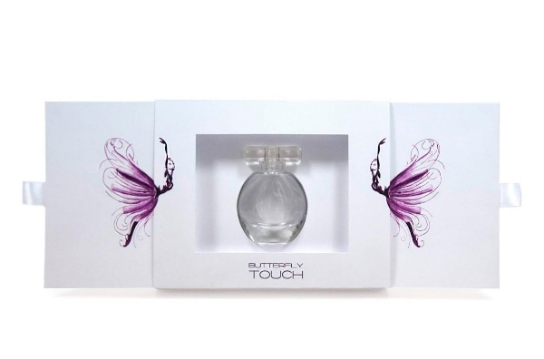 少女起舞幻化成蝶，少女心爆棚的香水包裝！