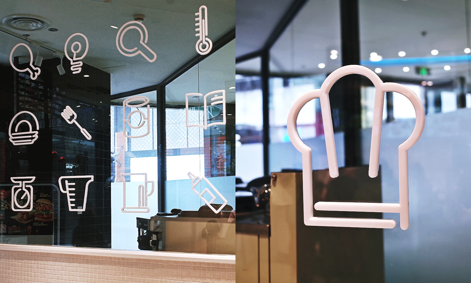 經常去肯德基，卻沒有發(fā)現墻上的小巧思|壁畫插畫設計